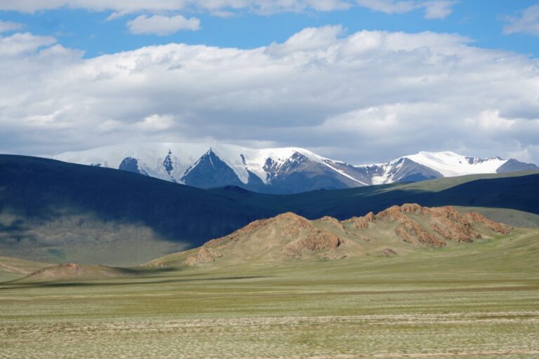Tsambagarav national park in western Mongolia