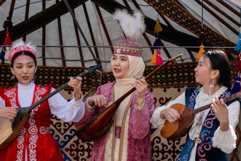 The Nauryz festival in western Mongolia
