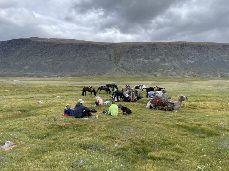 Hiking in Mongolia