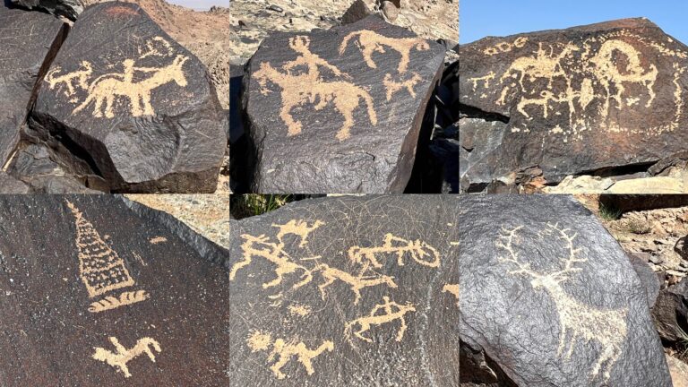 Petroglyphs in western Mongolia