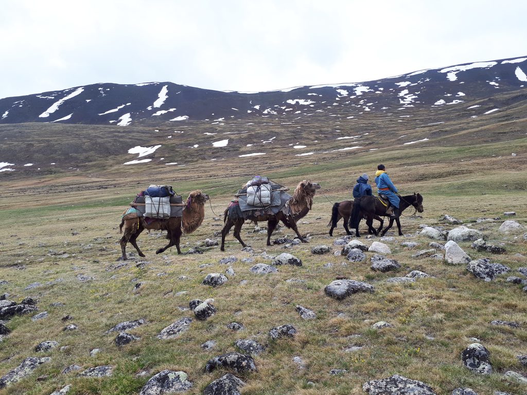 Altai mountain trekking in Mongolia