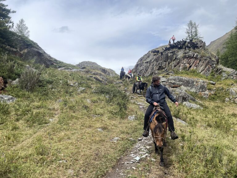 Altai mountain trekking in Mongolia